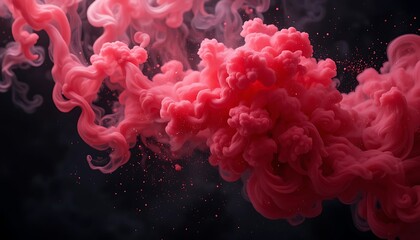 A Sea of Pink Smoke and Darkness Awaits Below the Surface