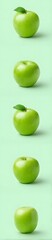 Real photo of ripe apple, generation AI 