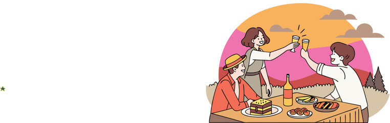  Summer Vacation Travel Concept with Beach, Airplane, and Luggage – Vector Illustration