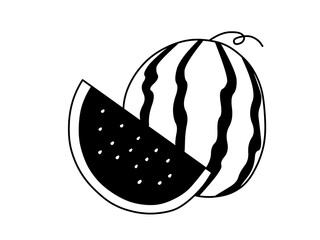 シンプルスイカ（黒）