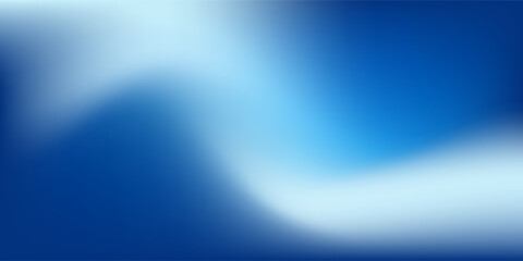 Modern blue gradient background with shining lines waves. Minimalist background simple