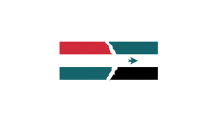 Abstract Airplane Travel Logo Design Red, Teal, Black Stripes