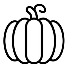 pumpkin icon line