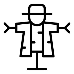 scarecrow icon line