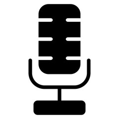 Microphone black icon
