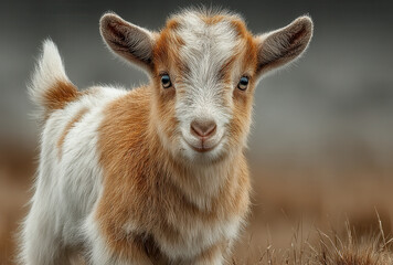 Fototapeta premium Happy goat festival celebration farm setting lifestyle event natural environment joyful viewpoint