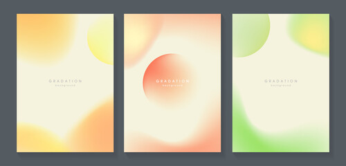 カラフルなグラデーションの背景