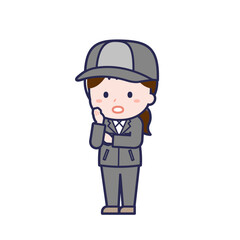 工場作業員／ななめ／女性 20