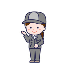 工場作業員／ななめ／女性 18