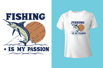 Fishing t-shirt design, Fishing vintage t-shirt , vintage fishing t-shirt graphic illustration, Fishing vector