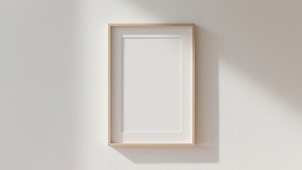 empty frame on the wall