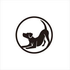 Print Dog shadow logo design for your brand and company identity