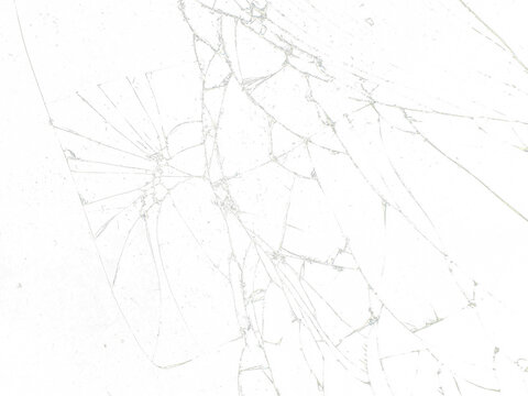abstract broken glass transparent