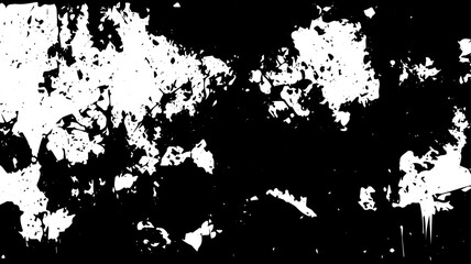 Fototapeta premium Grunge Splatter Texture with Drips and Distressed Noise in Black and White