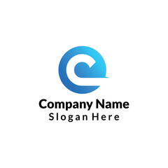 C Letter Logo Design Template