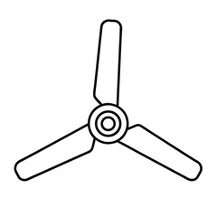 fan isolated on white