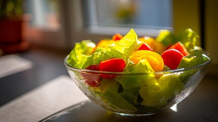 Fresh colorful vegetables arranged in artistic composition