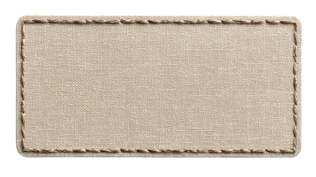 Brown leather and old, rough canvas textures provide a blank, empty frame for your design
