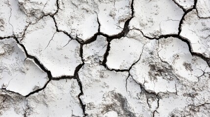 Obraz premium Cracked Earth Texture: Arid Land Surface