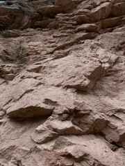 Argentina. Natural landscape, desert, arid look with roads.