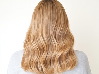 Fototapeta premium Blonde wavy hair (2)