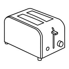 toaster vector illustration