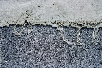 Cracked Textured Wall with Gray Surface and Unique Patterns
