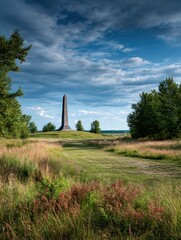 Monumental landscape vista