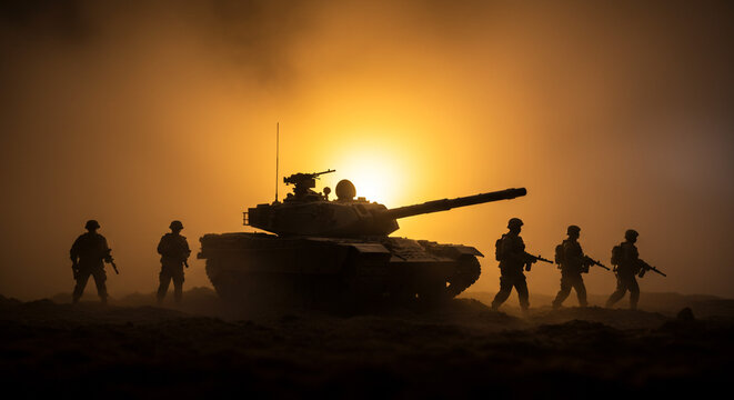 “Happy Independence Day Text on American Flag Background – Patriotic 4th of July Celebration Design” “Army Soldier Silhouette with American Flag – Military Honor and Patriotism Concept