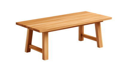 Antique brown wooden furniture: isolated vintage table, chair, and stool on white