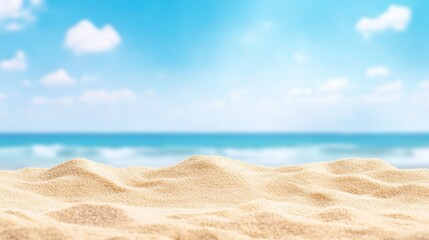 Obraz premium Golden sandy beach background