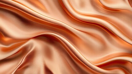 Obraz premium Peach Silk Drape Texture Background. (1)