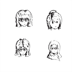 SKETCH OF A WOMAN'S FACE