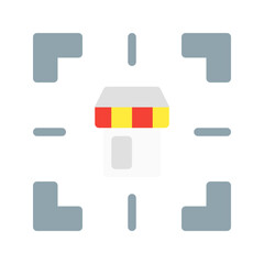 market research network. This is a vector single icon with a flat style. Suitable for any purpose, such as website design, mobile app design, logo design, pattern design, etc.