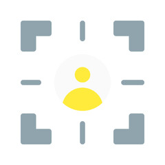 market research target audience. This is a vector single icon with a flat style. Suitable for any purpose, such as website design, mobile app design, logo design, pattern design, etc.