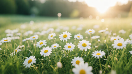 Blooming White Shasta Daisy