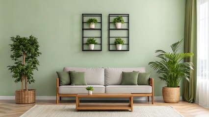 Eco-Friendly Living Room Interior Design