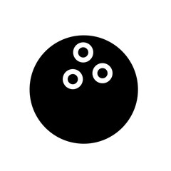 bowling ball glyph icon