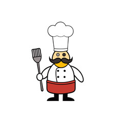 chef with a spoon