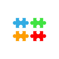 Jigsaw Puzzle Piece Vector Illustration