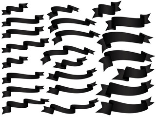 リボン、変形滑、m19黒