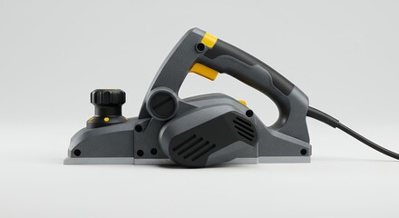 Naklejka premium Electric planer profile view
