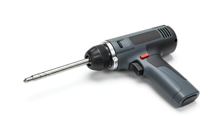 Electric drill isolated on white background
