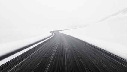 Snowy, Winding Road