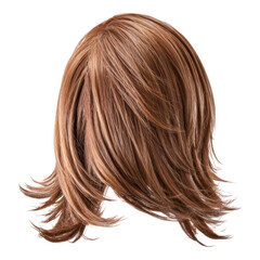 Naklejka premium Realistic Hair Wig for Fashion and Costume Needs