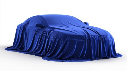 car in blue cover
