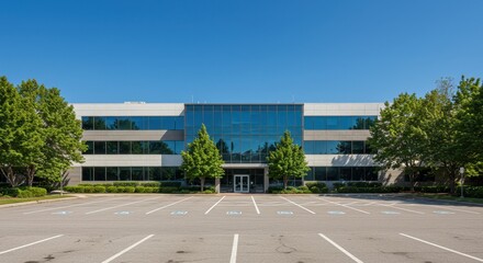 Modern Office Building Exterior Photography