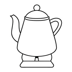 teapot isolated on white background