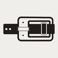 vector briefcase icon