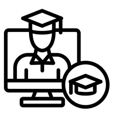Online Learning Icon